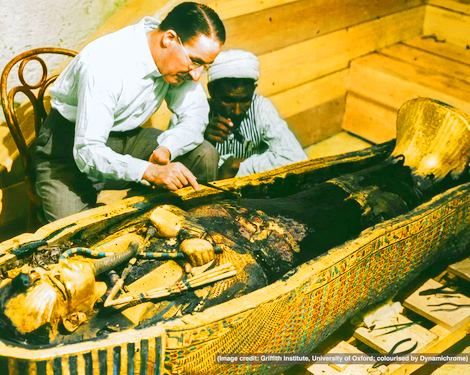 Tutankhamun’s tomb by British 